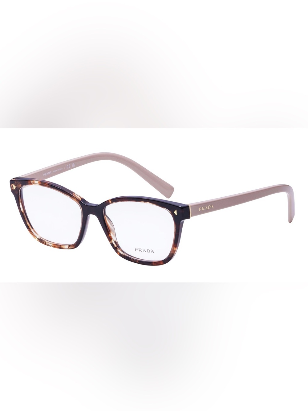 Prada frame VPR 15Z tortoise, and light pink
